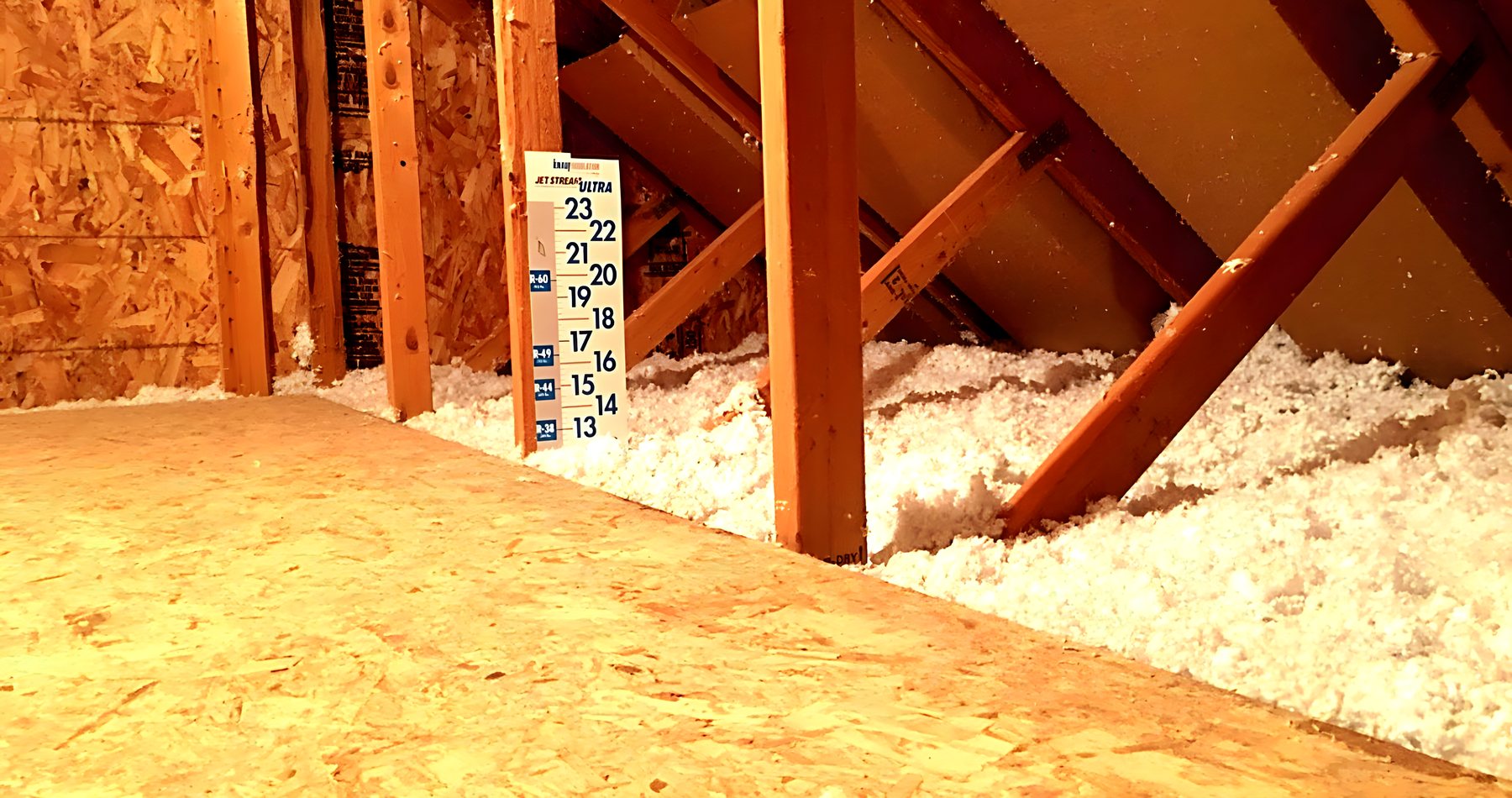 New vapor barrier laid across a large crawl space