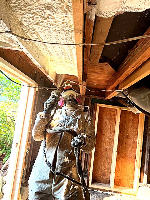 Attic access opening insulated and sealed
