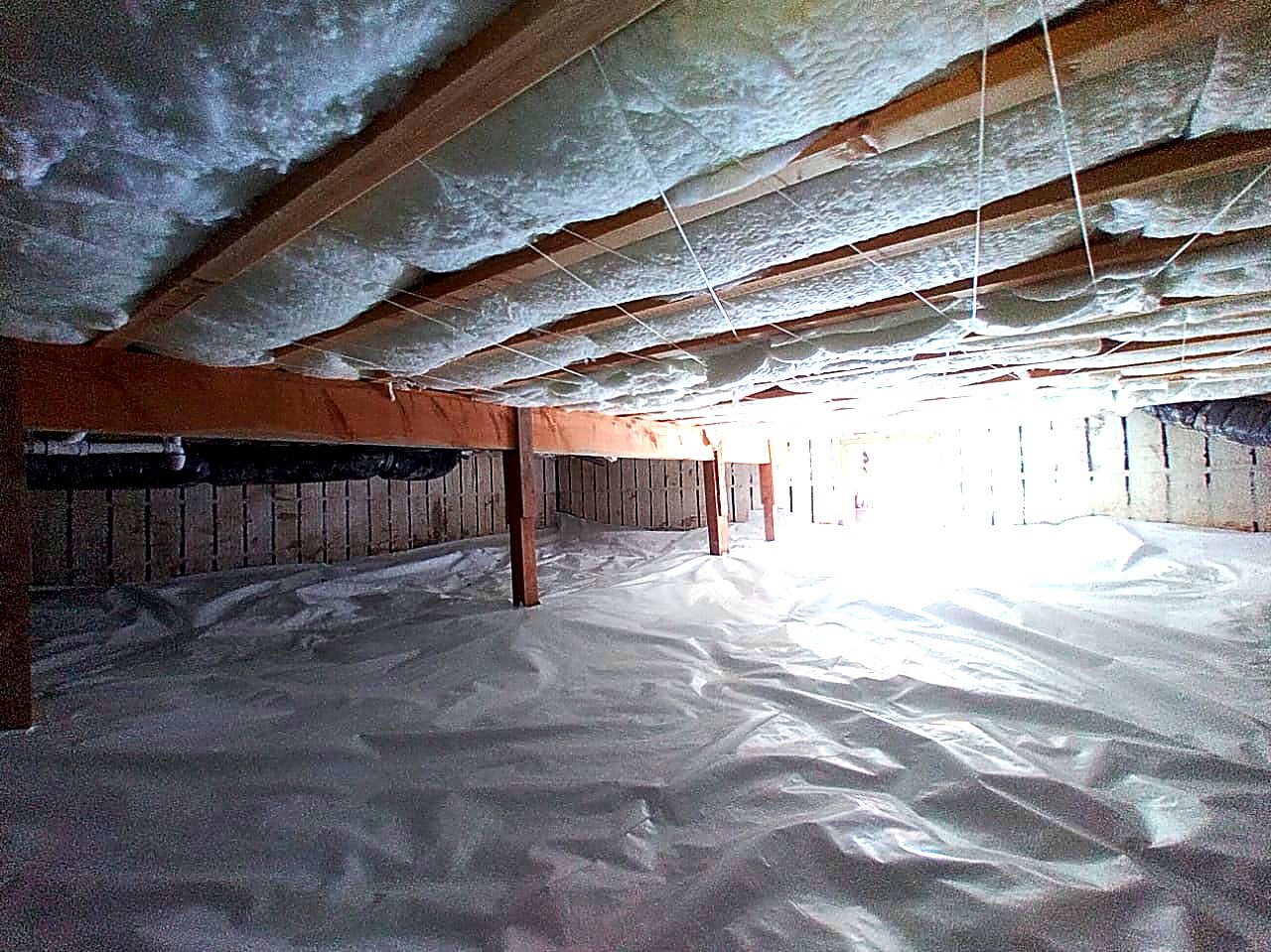 Full crawl space insulation replacement, Skagit County